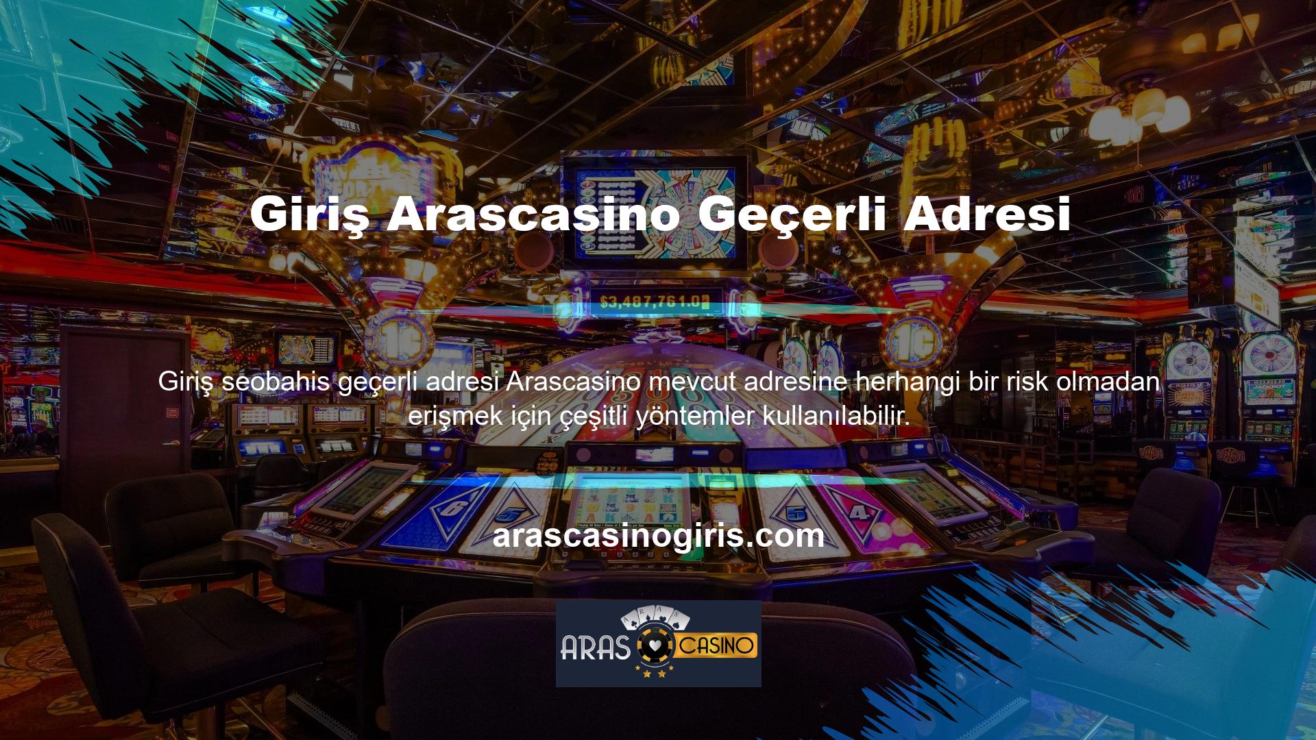 Arascasino şu anki adresi, özellikle son zamanlarda sitenin resmi sosyal medya hesaplarına erişim sağlanan adrestir