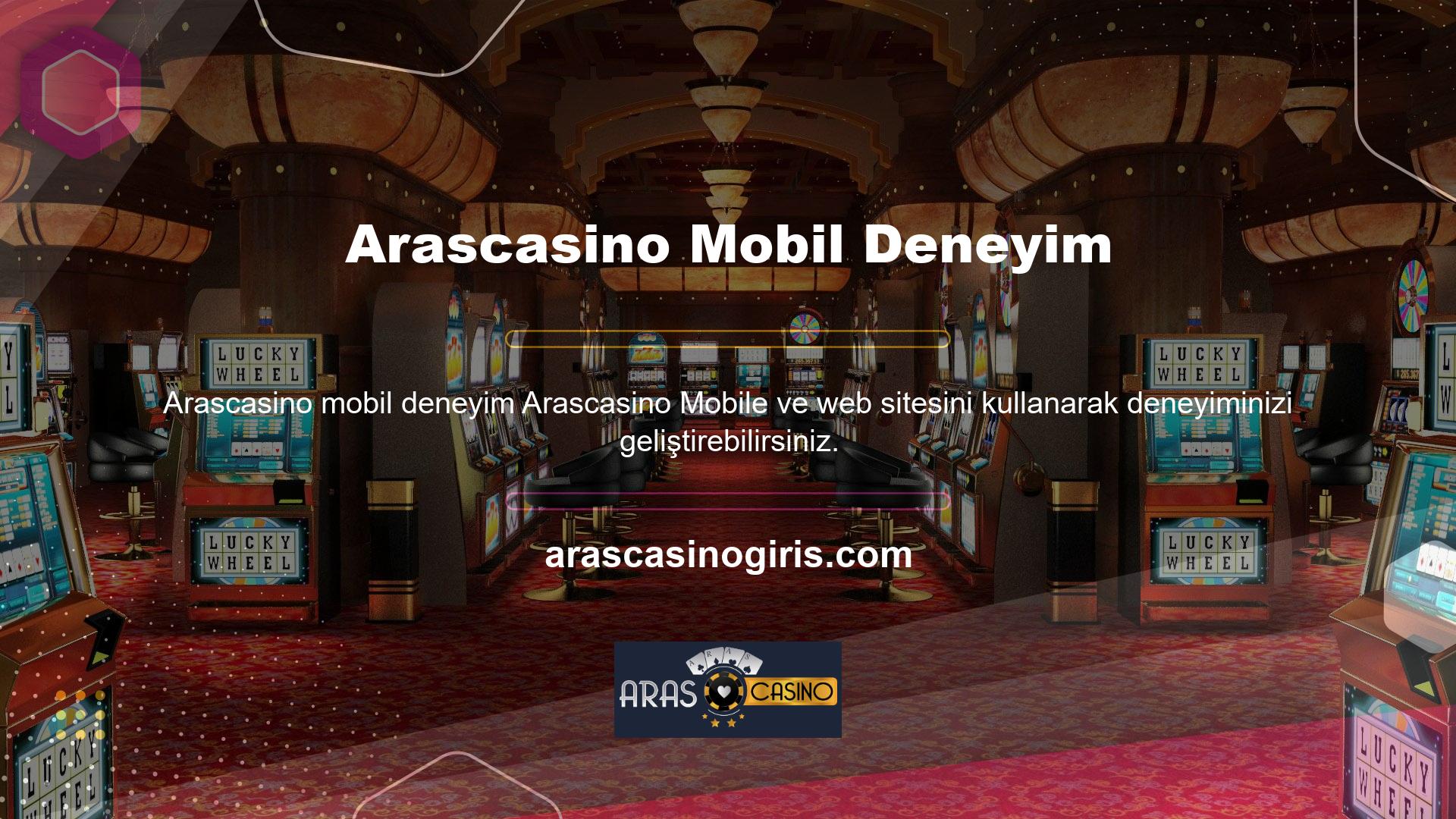 En iyi ve en karlı oyunları oynamak için Arascasino giriş yapmanız gerekir