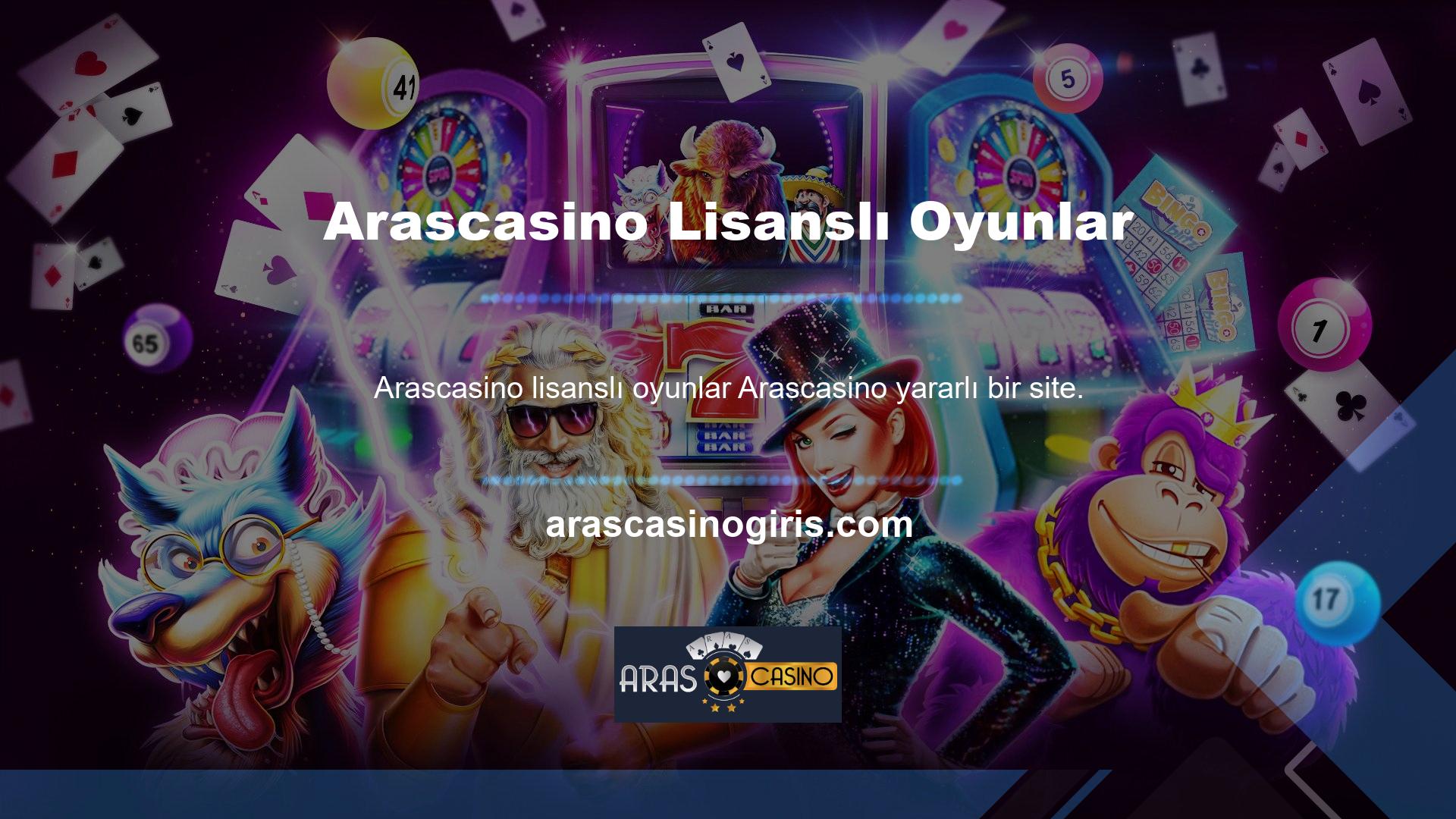Lisanslı oyunlar casino, piyango, sınırlı versiyon, eşler, tombala ve eşleri içerir